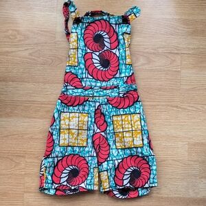 Vibrant Sleeveless Pattern Dress